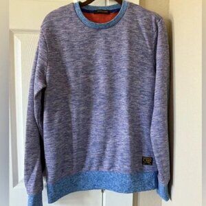 Scotch and Soda Men's Small Melange Regular Fit Long Sleeve Crewneck Sweater